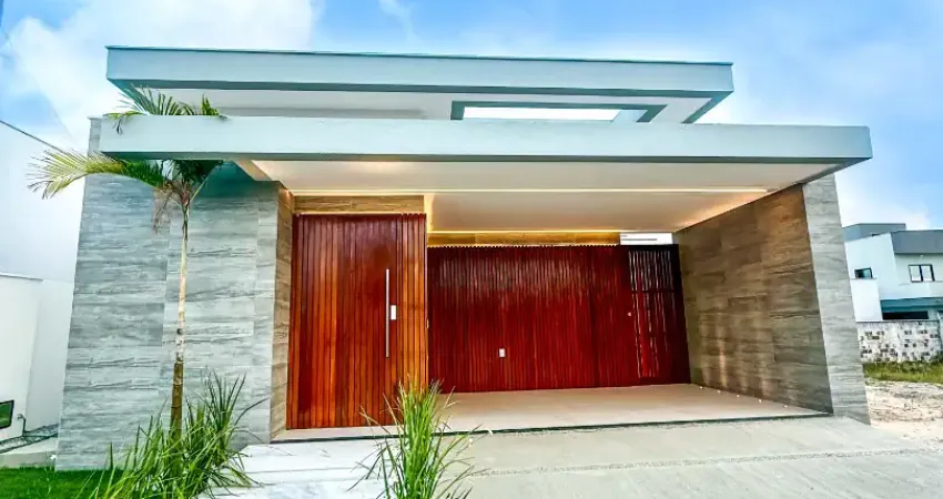 Excelente casa térrea moderna com 3 quartos no condominio ecoville 2