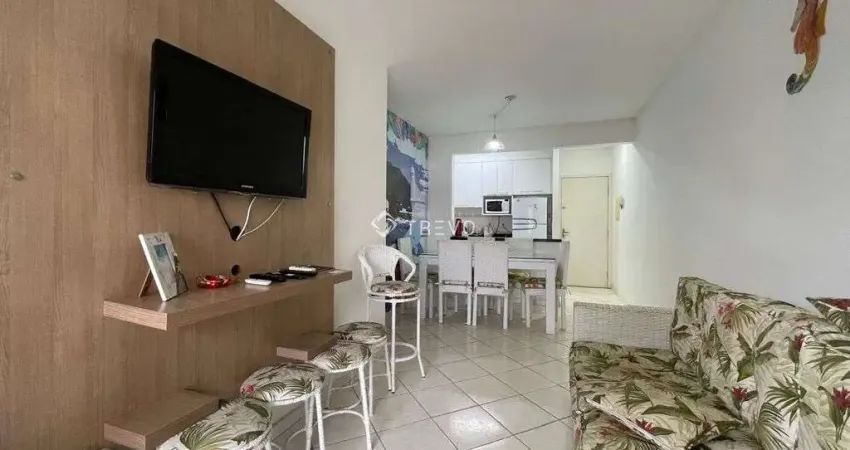 Apartamento a 50 metros da praia para locação 2 dorm/2 wc/1 vagas em bertioga/sp