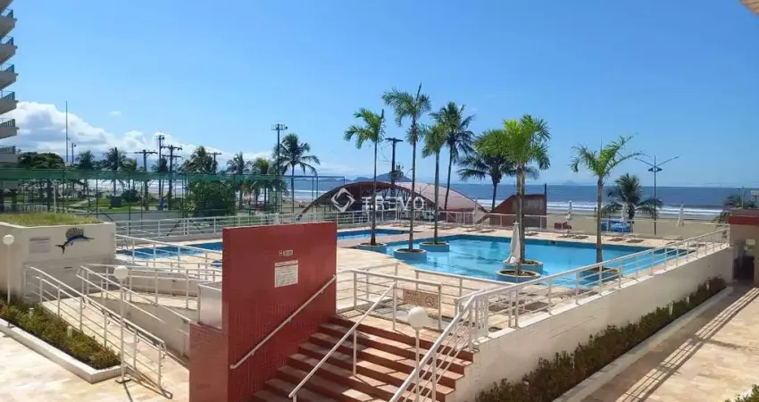 Apartamento frente ao mar à venda com 2 dorm, 2 wc, 1 vaga em bertioga/sp