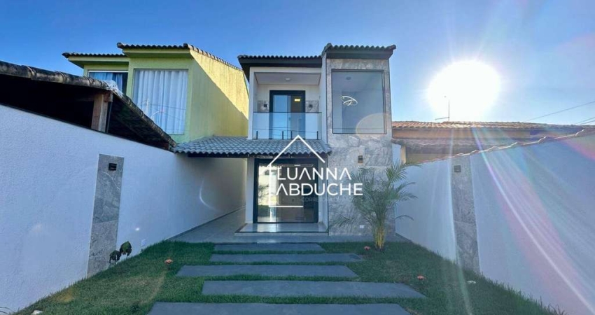 Casa com 3 dormitórios à venda, 119 m² por R$ 679.000 - Barroco (Itaipuaçu) - Maricá/RJ
