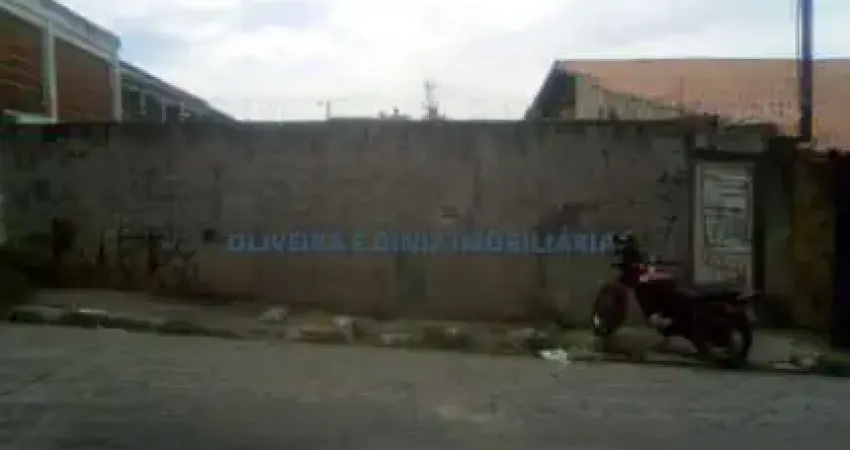 Terreno de 253m²  com projeto.  10m de frente x 23,50m lado D x  26.34m lado E - JD D'ABRIL