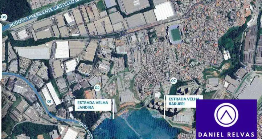 Terreno comercial à venda na Estrada Velha de Itu, Jardim Belval, Barueri