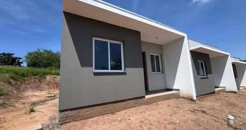 Casa para venda em nova santa rita, california, 2 dormitórios, 1 banheiro, 1 vaga