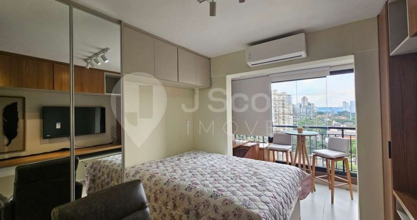 STUDIO MOBILIADO  COM LAZER COMPLETO NO CAMPO BELO  PARA LOCAÇÃO
