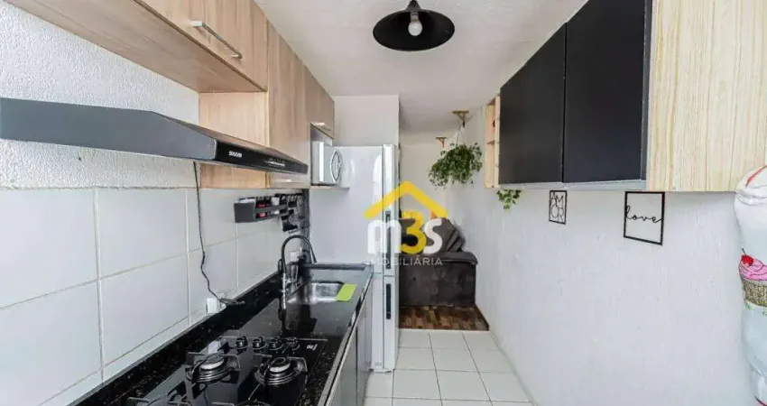 Apartamento com 2 dormitórios à venda, 43 m² por 215.000,00- recanto vista alegre - cotia/sp