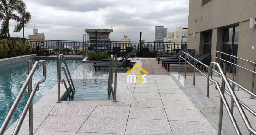 Apartamento com 1 suíte à venda, 38 m², terraço, 1 vaga e depósito privativo por R$ 449.000 - Vila Osasco - Osasco/SP