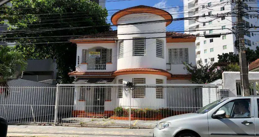Casa com 4 dormitórios para alugar, 400 m² por r$ 13.616,67/mês - torre - recife/pe