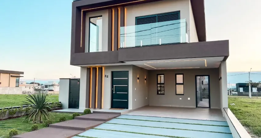 Lindo sobrado novo no condomínio vereda dos campos com 232,47 m2.