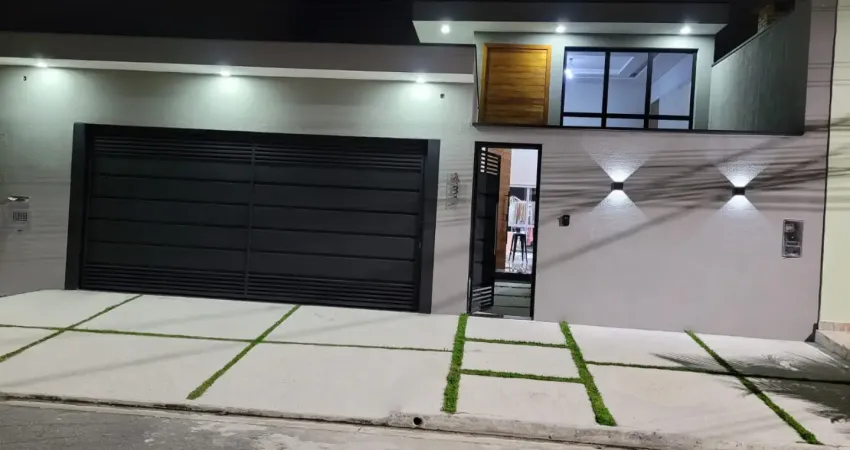 Linda casa de alto padrão no jardim santa maria com 300m² de terreno.