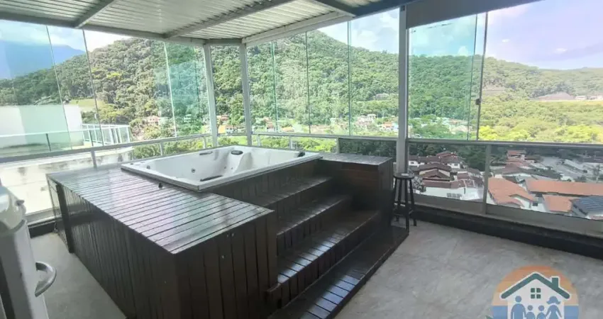 Incrível cobertura duplex em condomínio completo localizado no bairro cidade jardim em caraguatatuba!