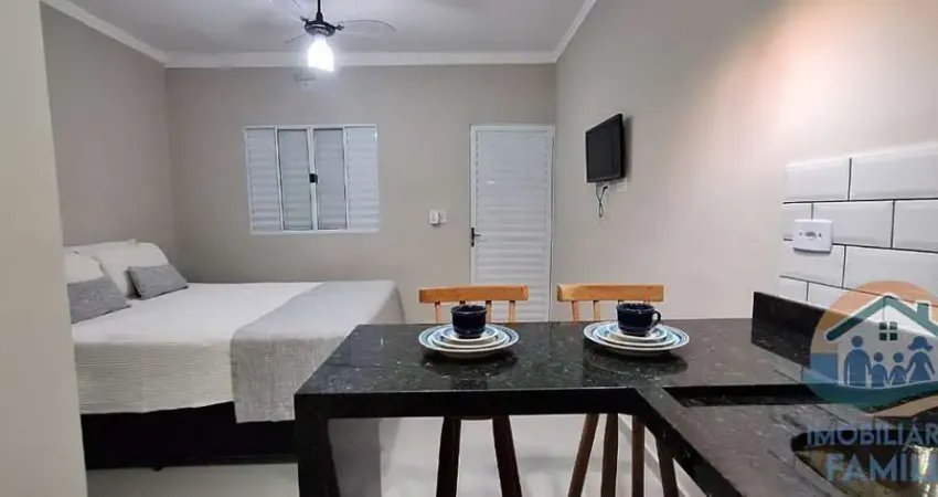 EXCELENTE OPORTUNIDADE DE LOFT MOBILIADO Á 500 METROS DA PRAIA NO BAIRRO MASSAGUAÇU EM CARAGUATATUBA!
