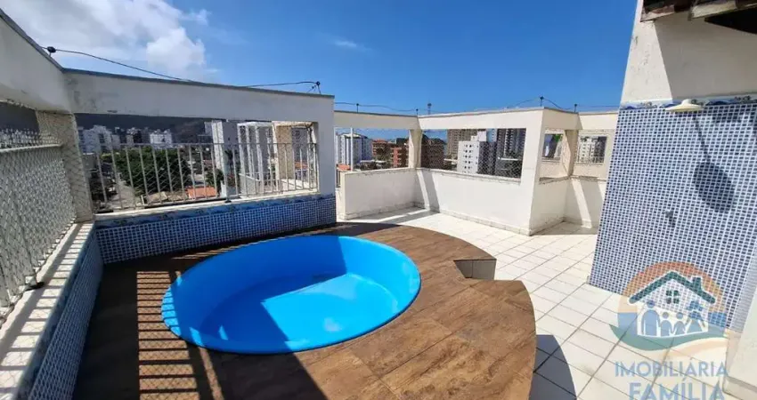 Incrível cobertura duplex com vista do mar localizada no bairro prainha em caraguatatuba!