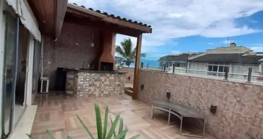 Incrível cobertura duplex com vista para o mar localizada na orla do bairro massaguaçu em caraguatatuba-sp!