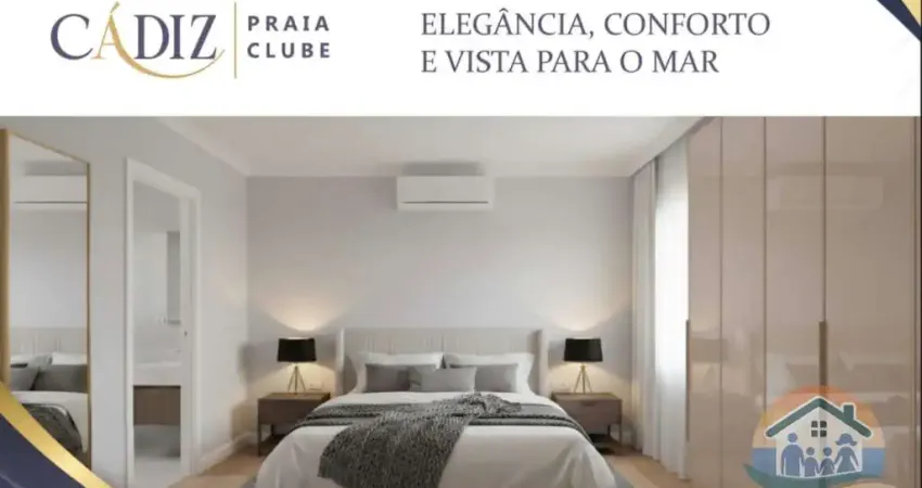 Cádiz praia clube apartamentos frente mar com 02 suítes e lazer completo no bairro porto porto novo em caraguatatuba/sp!!