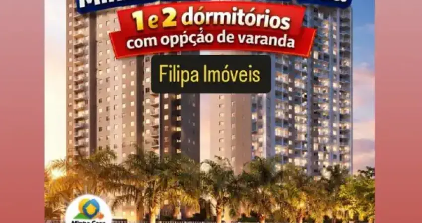 Apartamentos com 1 e 2dorms perto da Estação Leopoldina