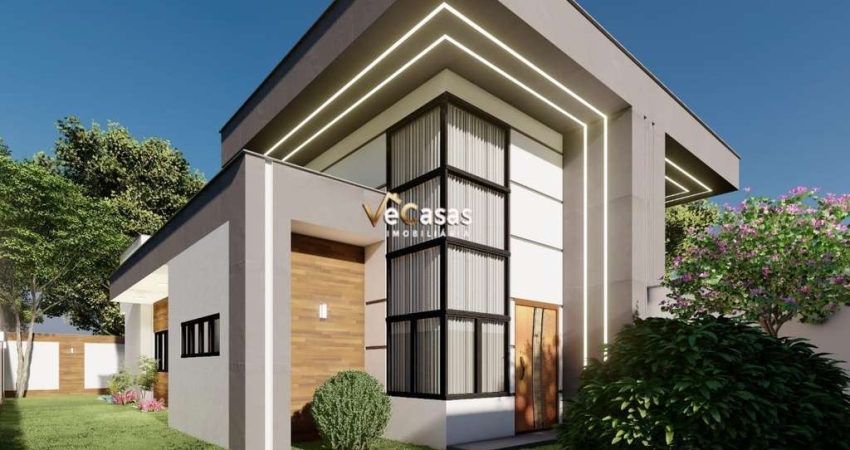 Casa linear Enseada Das Gaivotas com Pé direito Alto e amplo quintal