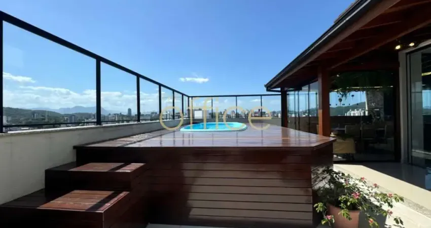 Cobertura de luxo à venda em joinville-sc, anita garibaldi: 3 quartos, 3 suítes, 2 salas, 4 banheiros, 4 vagas, 244,51m².