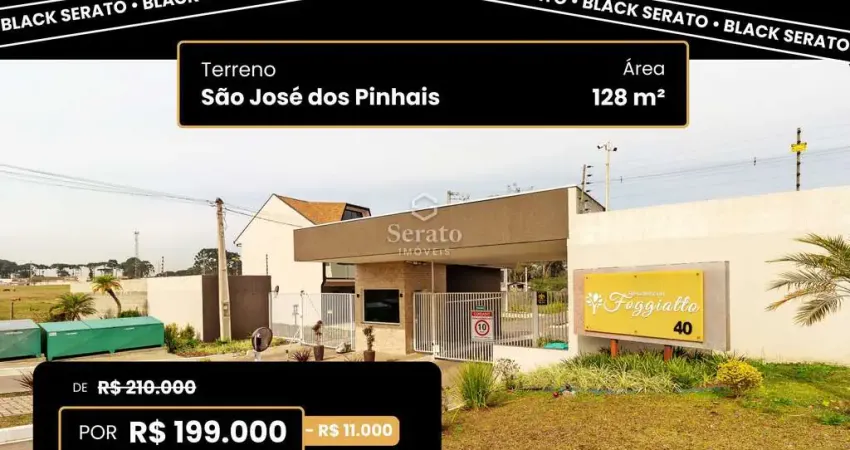 Terreno em condomínio fechado à venda na Rua Regina Stuzinski Ramos, 40, Costeira, São José dos Pinhais