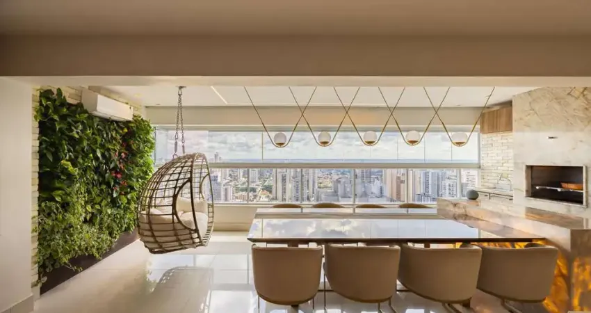 Apartamento mobiliado no Setor Bueno, com 3 suítes.