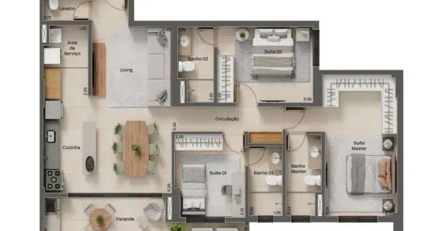 Apartamento com 3 quartos à venda na Rua 17 A, 970, Setor Aeroporto, Goiânia