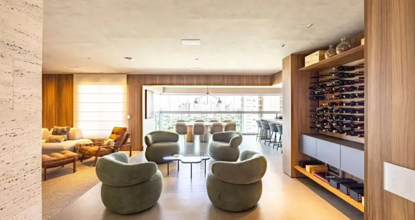 Apartamento mobiliado e automatizado, 233 m², 3 suítes, setor marista, goiânia