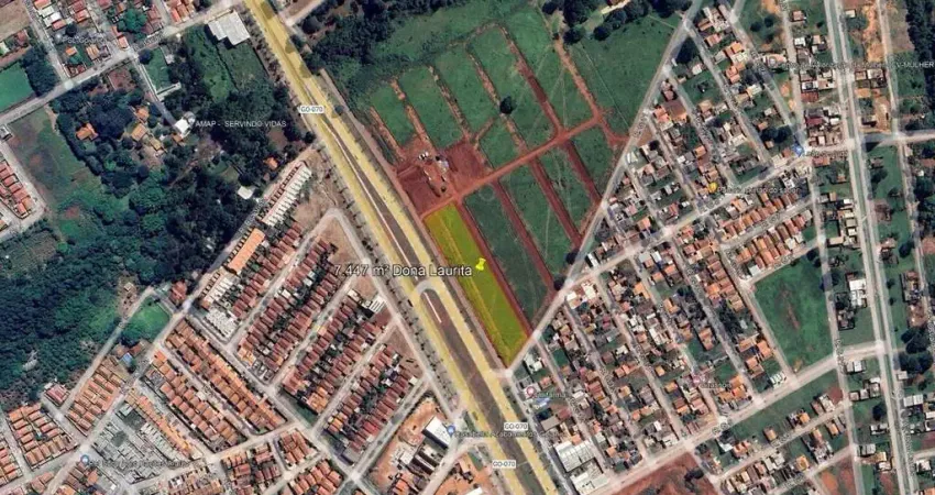 Área comercial go - 070 em goianira, próximo a goiânia / goiás