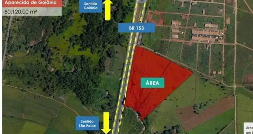 Terreno comercial à venda na Rua Agenor Lopes Cansado Filho, 2750, Rosa dos Ventos, Aparecida de Goiânia