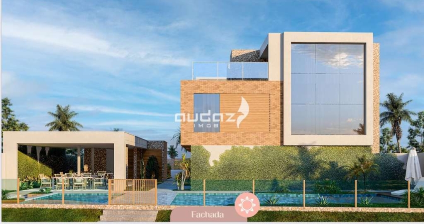 Apartamento com 2/4 em construção beira mar de Muriú
