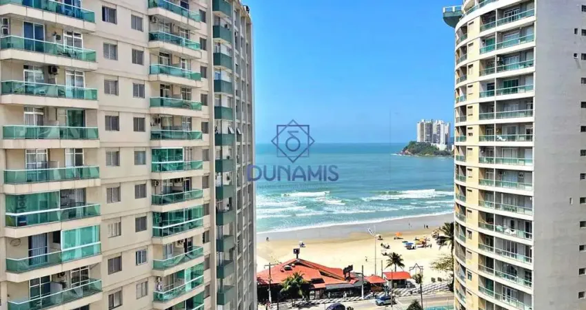 Apartamento com vista mar na praia de pitangueiras - área nobre do guarujá