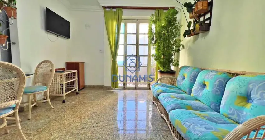 Excelente apartamento reformado com 1 dormitórios e vista mar