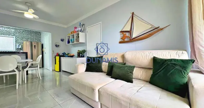 Excelente apartamento na praia das astúrias - com vista para o mar