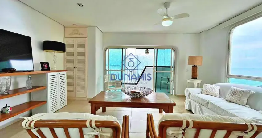 Apartamento a venda na praia das astúrias - prédio frente mar