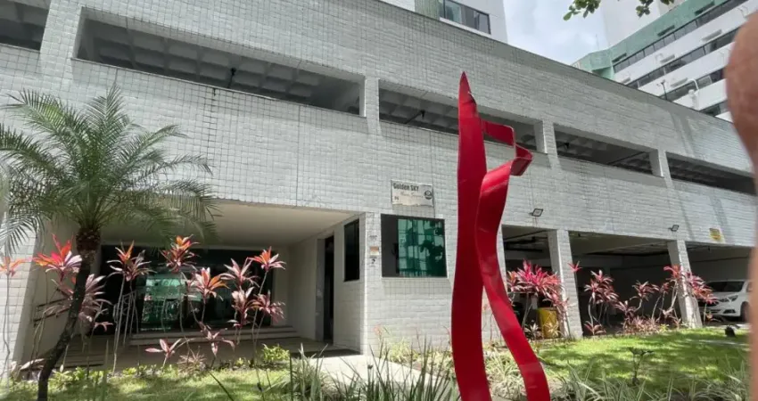 Aluguel lindo apt 1 qto mobiliado, todo projetado, andar alto, nascente, localiz no coração de boa viagem