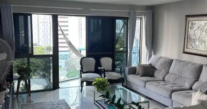 Aluguel belíssimo apt 140m² mobiliado e projet, 4 qts 3 sui 2vgs, lazer comp em boa viagem