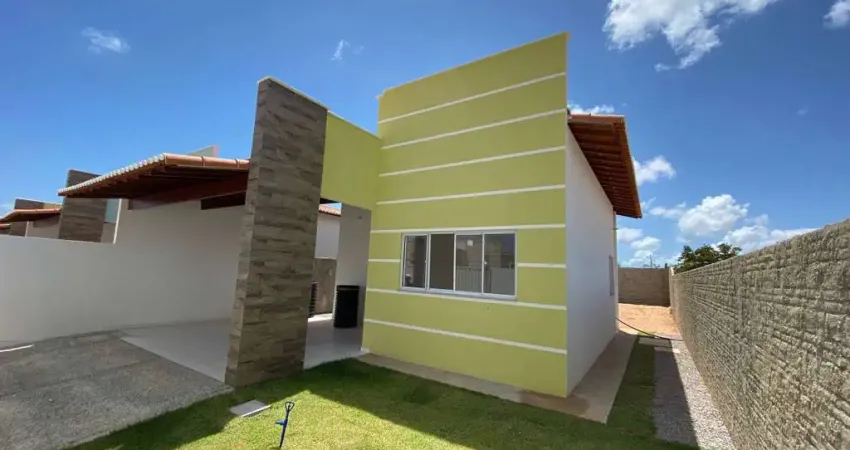 Casas em Pium, 2 qt0(1 suíte), financiável: Minha Casa Minha Vida