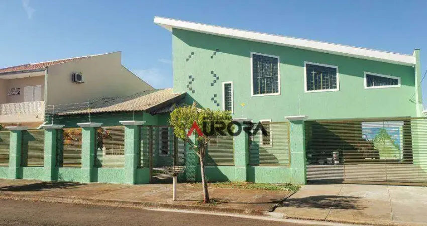 Sobrado para alugar, 300 m² por r$ 5.300,00/mês - jardim tarumã - londrina/pr