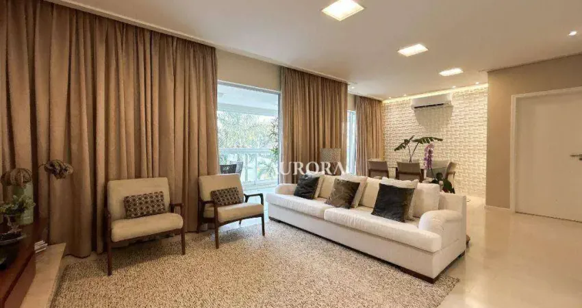 Apartamento no edifício dulce vita com 3 dormitórios à venda, 132 m² por r$ 1.350.000 - caiçaras - londrina/pr