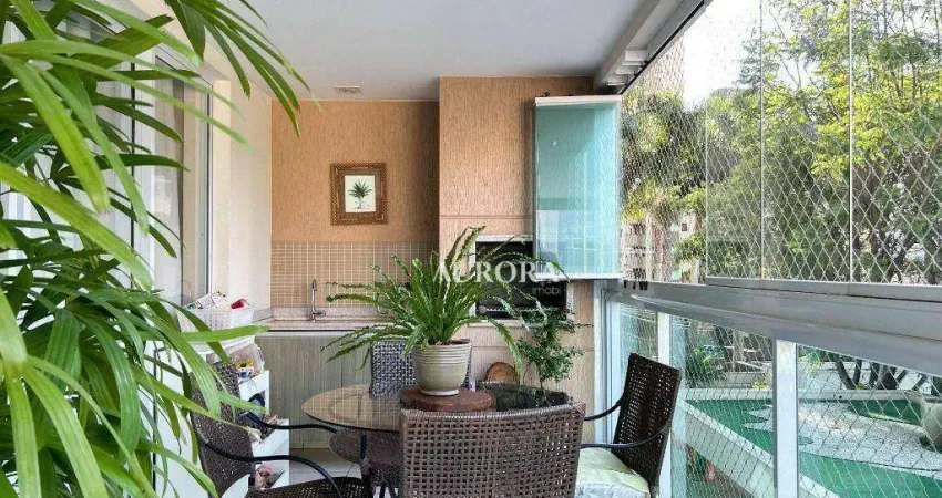 Apartamento com 3 dormitórios à venda, 132 m² por r$ 1.350.000,00 - caiçaras - londrina/pr