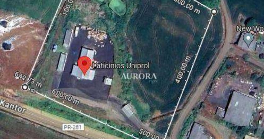 Área à venda, 27098 m² por R$ 4.900.000,00 - Parque Industrial - Chopinzinho/PR