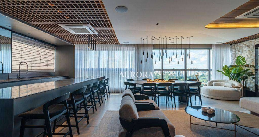 Apartamento no Edifício Lakeside Residence com 3 dormitórios à venda, 232 m² por R$ 5.200.000 - Gleba Fazenda Palhano - Londrina/PR