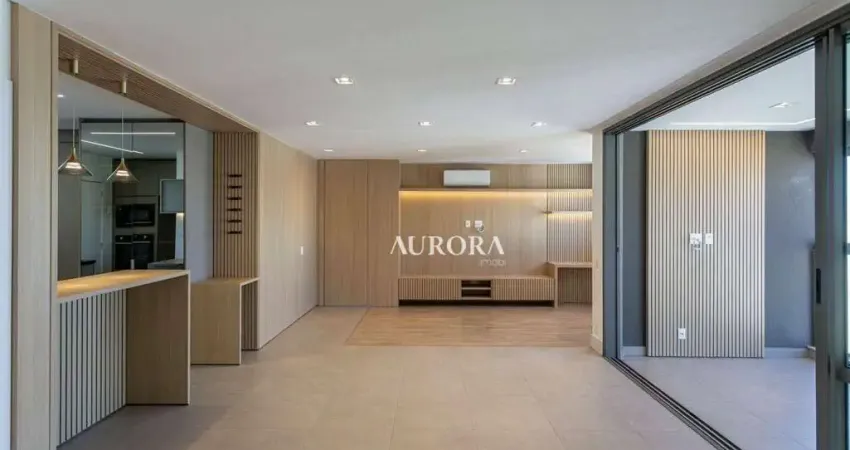 Apartamento de 114m2 para locacao, Finamente planejado. Andar alto. 2 vagas.