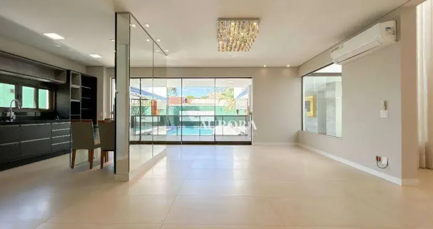 Sobrado com 4 dormitórios, 450 m² - venda por r$ 2.700.000,00 ou aluguel por r$ 15.000,00/mês - mediterrâneo - londrina/pr