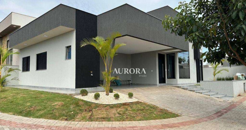 Casa no Condomínio Morada das Flores - Cambé com 3 dormitórios à venda, 156 m² por R$ 1.290.000