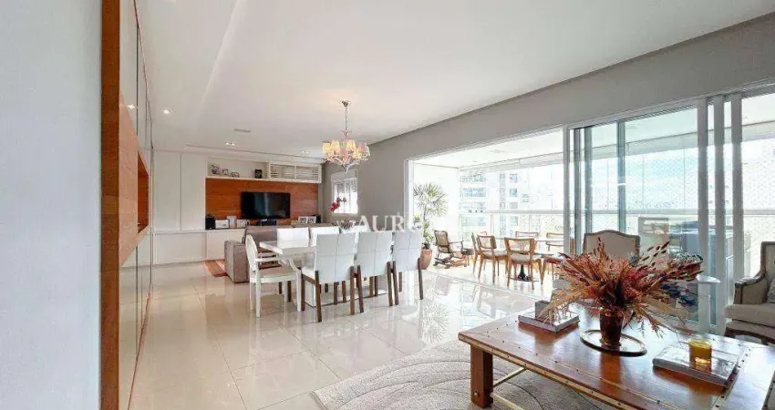 Apartamento com 3 dormitórios à venda no edifício torre valverde, com 200 m² por r$ 2.300.000 - gleba palhano - londrina/pr