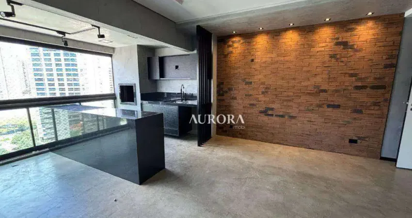 Apartamento com 3 dormitórios para locação no maison murano, gleba palhano, londrina-pr