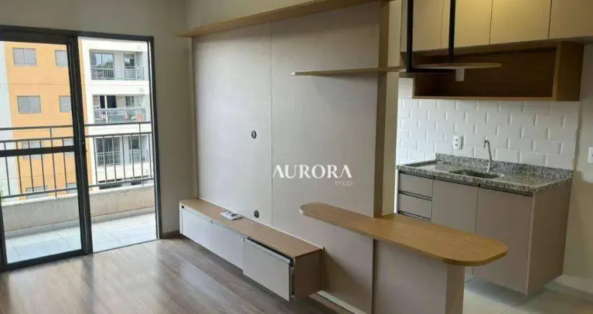 Apartamento no edifício carmel com 3 dormitórios, 64 m² - venda por r$ 520.000 ou aluguel por r$ 2.700/mês - gleba palhano - londrina/pr