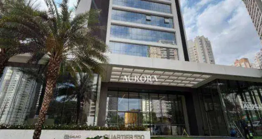 Sala para alugar, 68 m² por r$ 5.650,00/mês - gleba palhano - londrina/pr