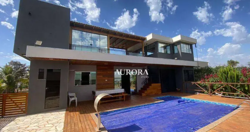 Sobrado com 5 dormitórios à venda, 273 m² por r$ 3.000.000,03 - paranagi - sertaneja/pr