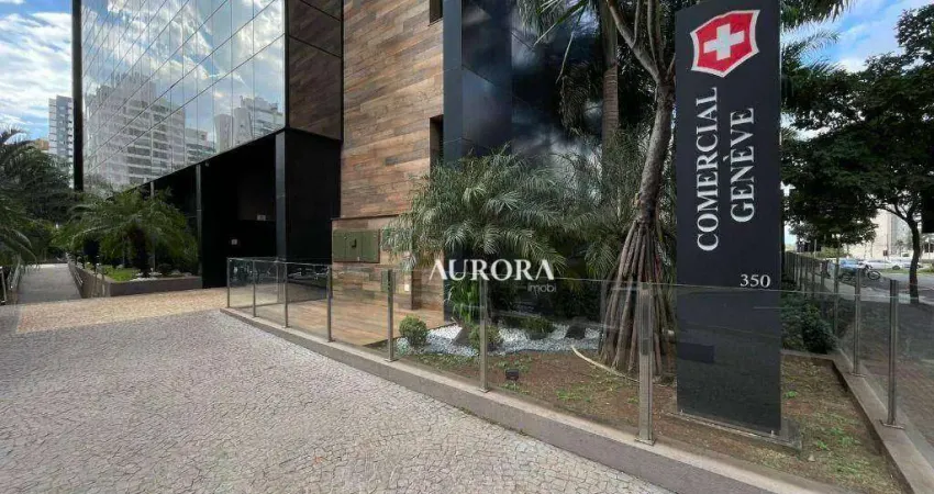 Laje corporativa premium na gleba palhano - venda ou locação - 316m² - 6 vagas paralelas - ar central - pronta para sua empresa!