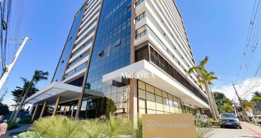 Sala para locação com 63m2 no metropolitan med center, londrina-pr